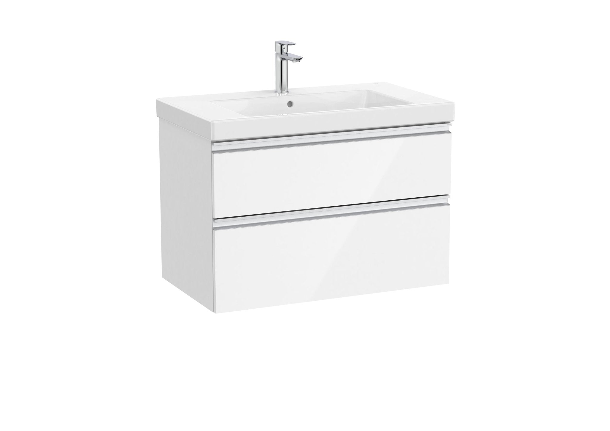Roca - Mueble base The Gap Unik de dos cajones y lavabo plus - BricoandPool