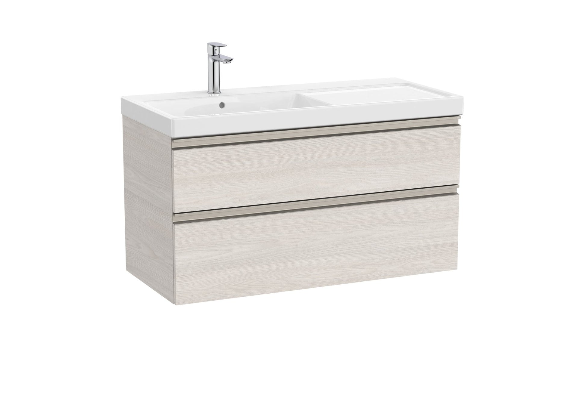 Roca - Mueble base The Gap Unik de dos cajones y lavabo plus - BricoandPool
