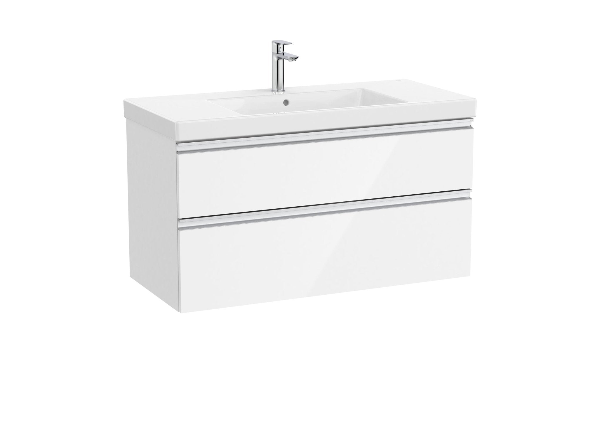 Roca - Mueble base The Gap Unik de dos cajones y lavabo plus - BricoandPool