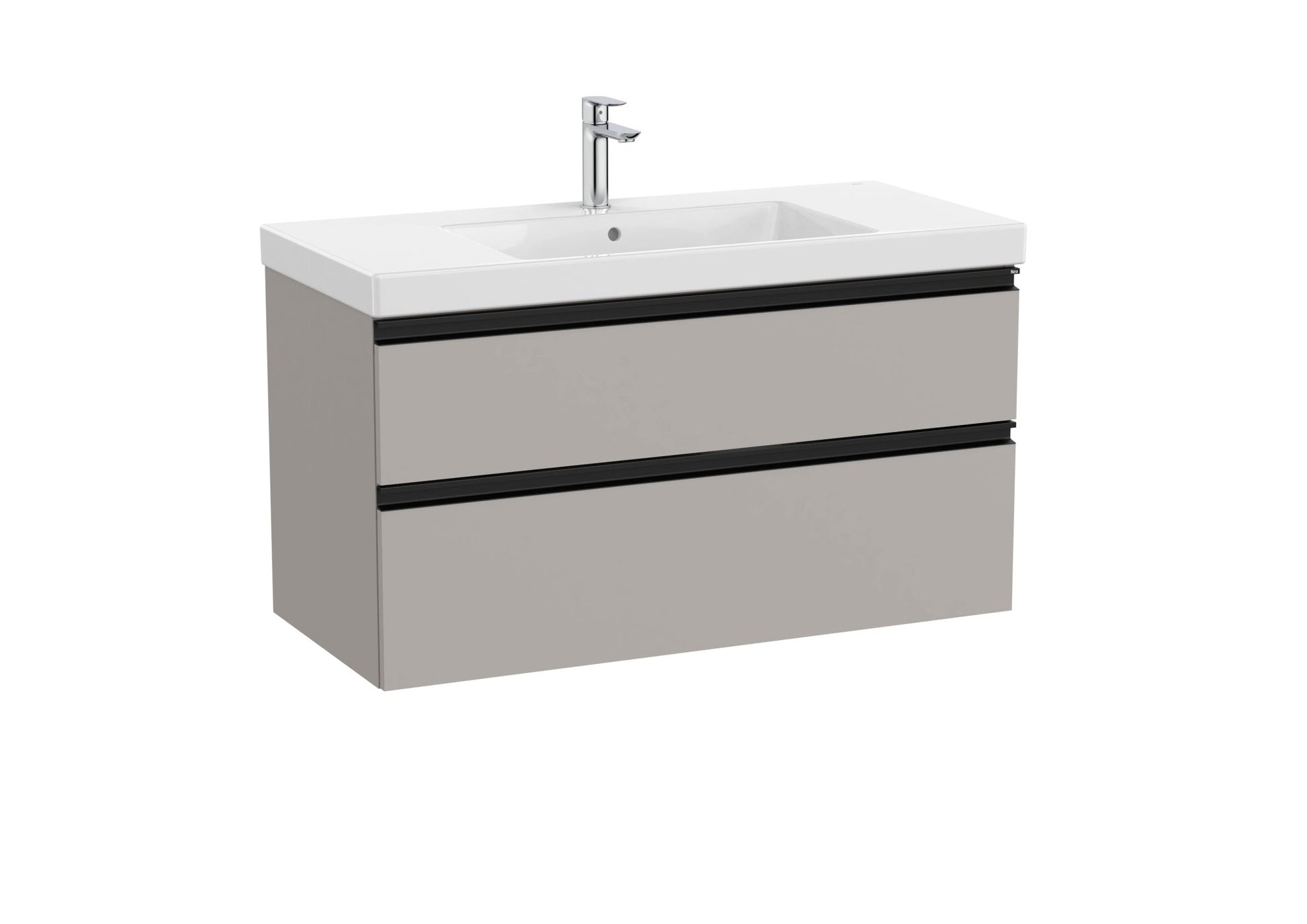 Roca - Mueble base The Gap Unik de dos cajones y lavabo plus - BricoandPool