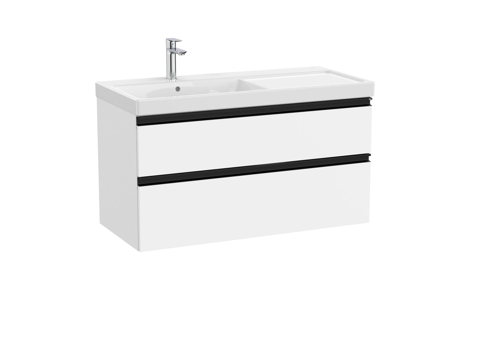 Roca - Mueble base The Gap Unik de dos cajones y lavabo plus - BricoandPool