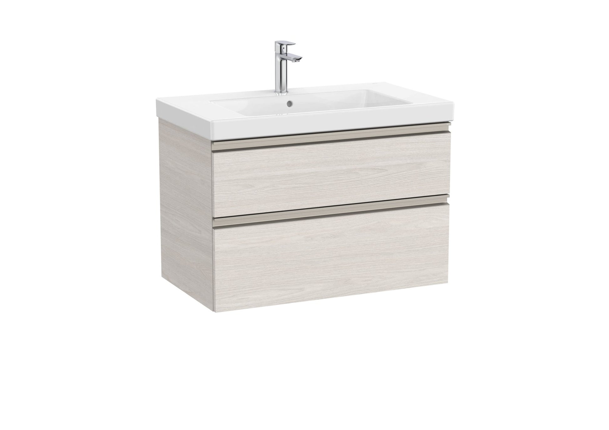 Roca - Mueble base The Gap Unik de dos cajones y lavabo plus - BricoandPool