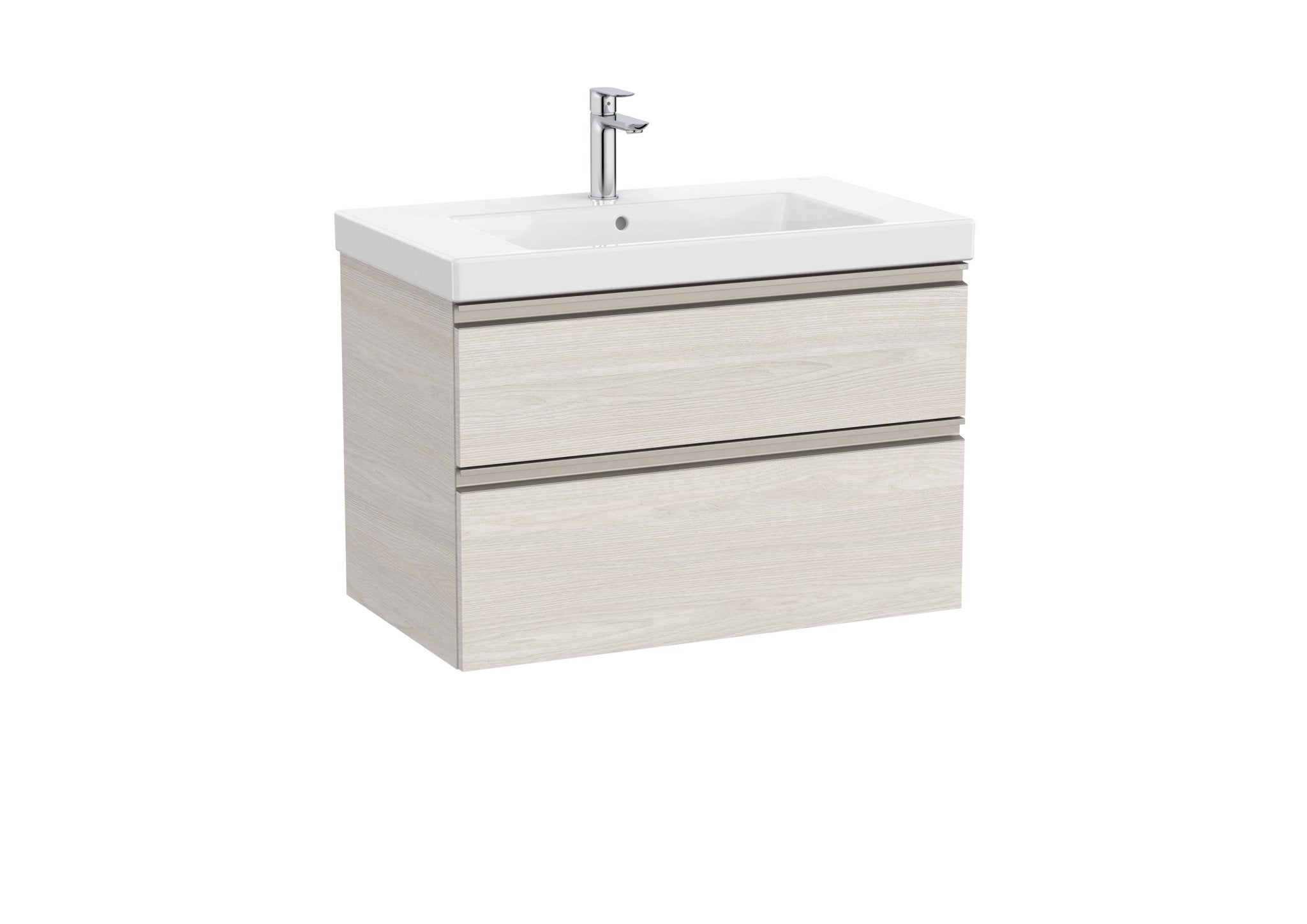 Roca - Mueble base The Gap Unik de dos cajones y lavabo plus - BricoandPool