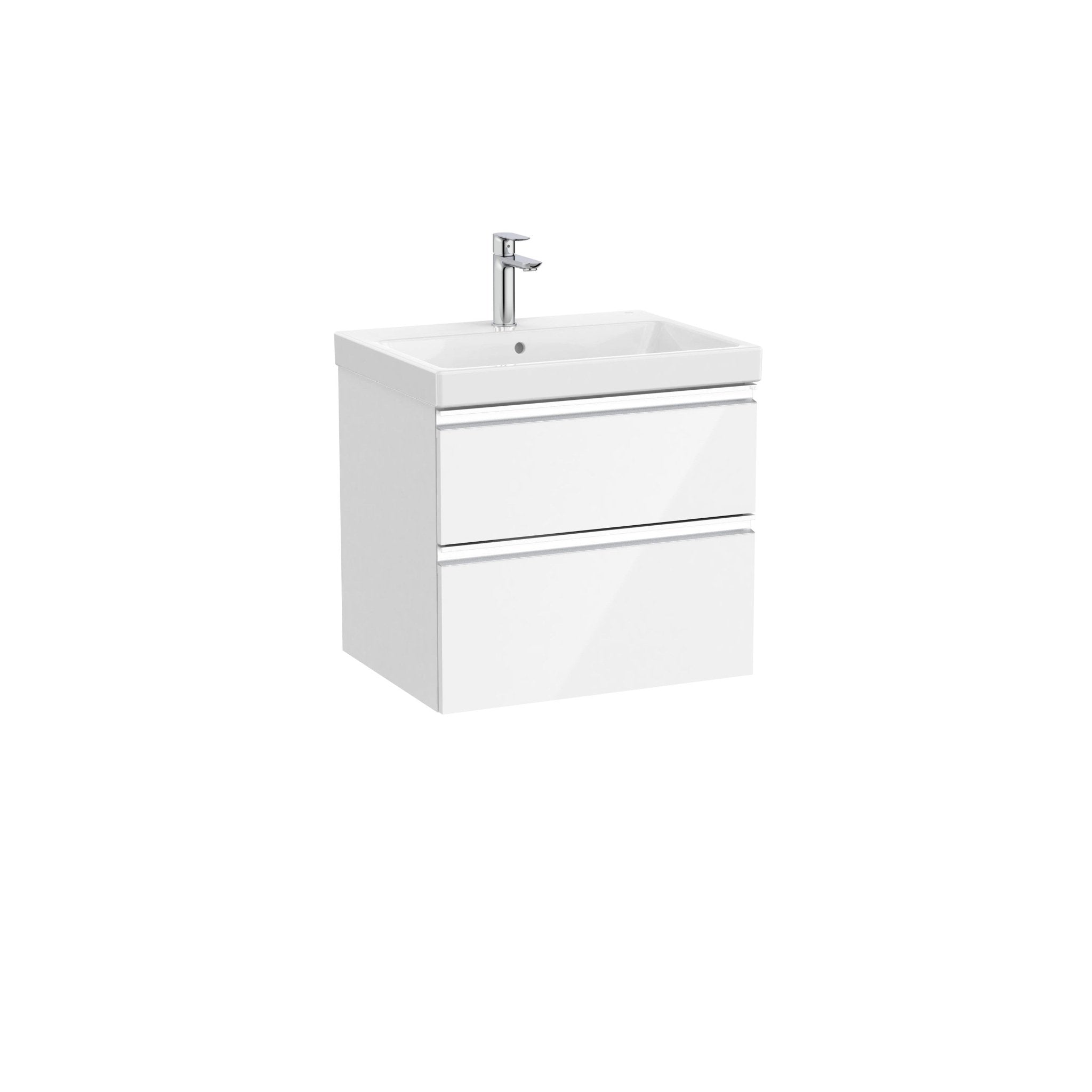 Roca - Mueble base The Gap Unik de dos cajones y lavabo plus - BricoandPool