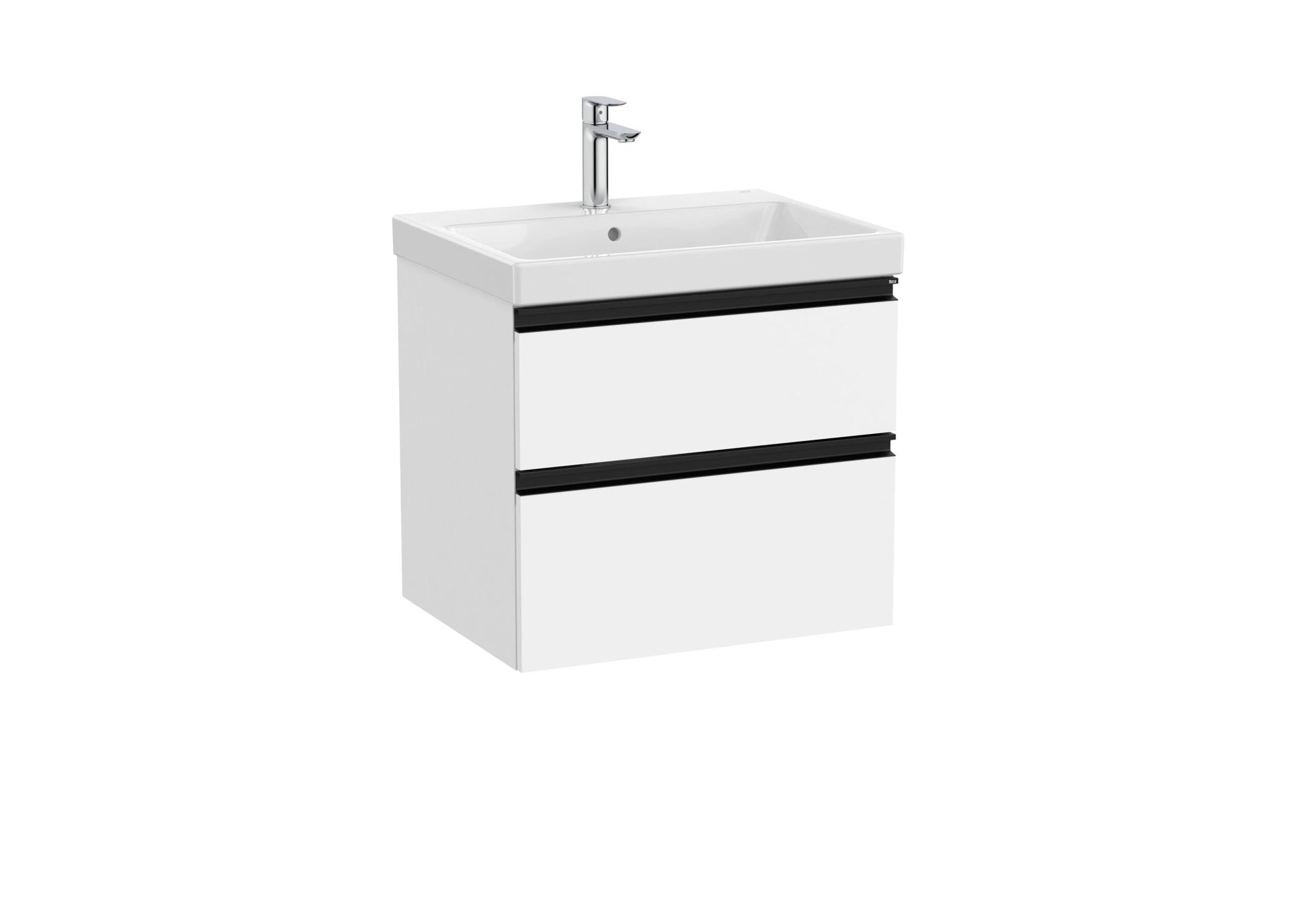 Roca - Mueble base The Gap Unik de dos cajones y lavabo plus - BricoandPool