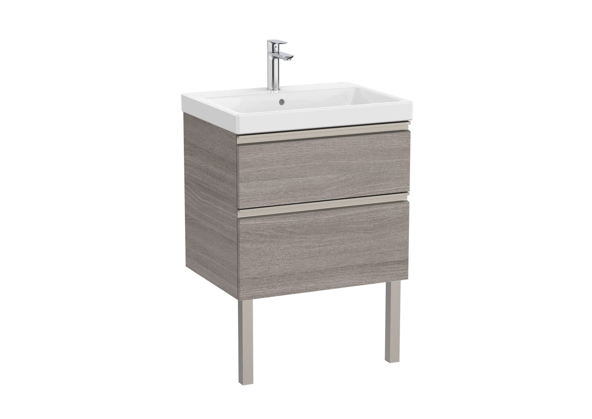 Roca - Mueble base The Gap Unik de dos cajones y lavabo plus - BricoandPool