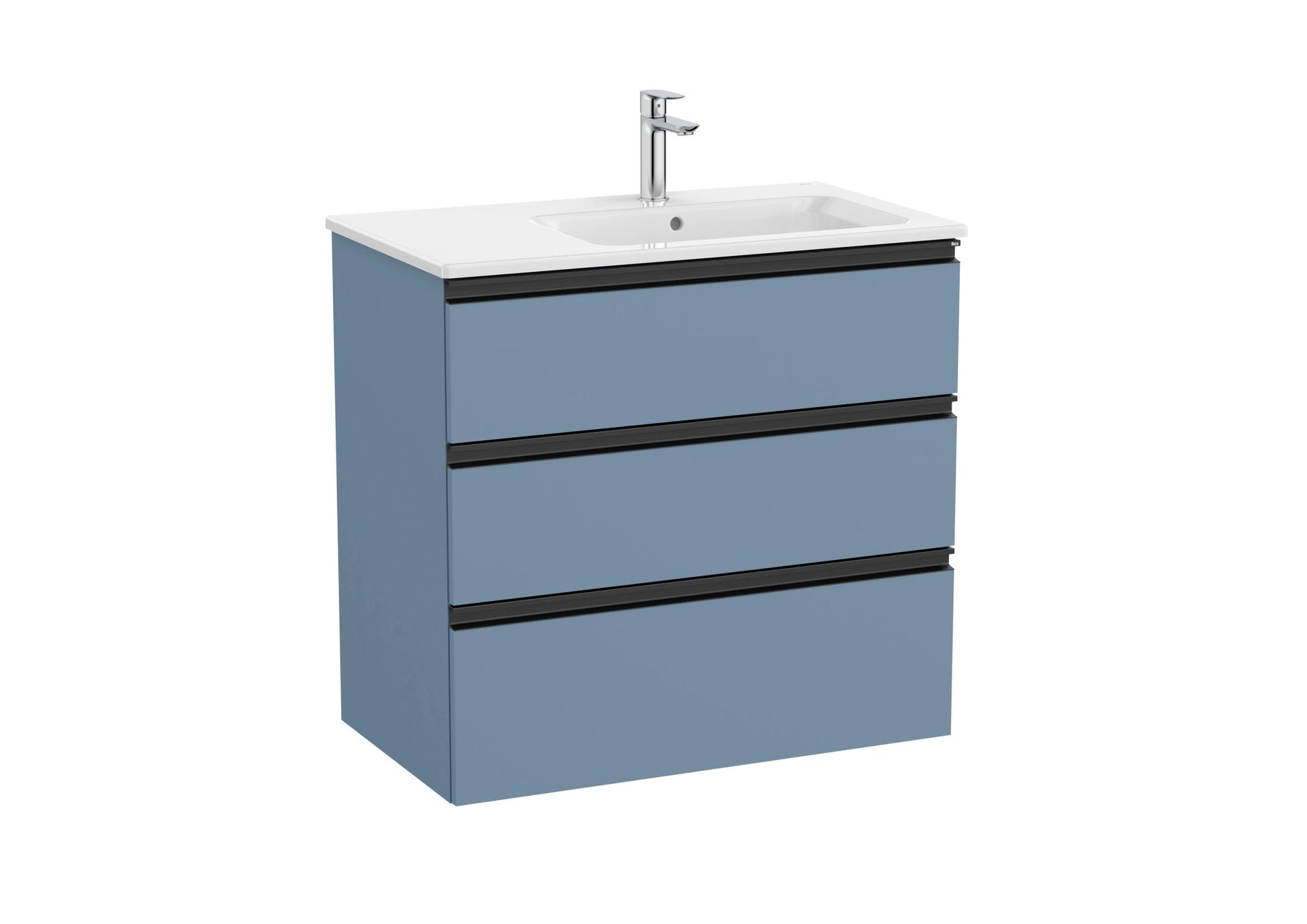 Roca - Mueble base The Gap Unik de tres cajones y lavabo - BricoandPool