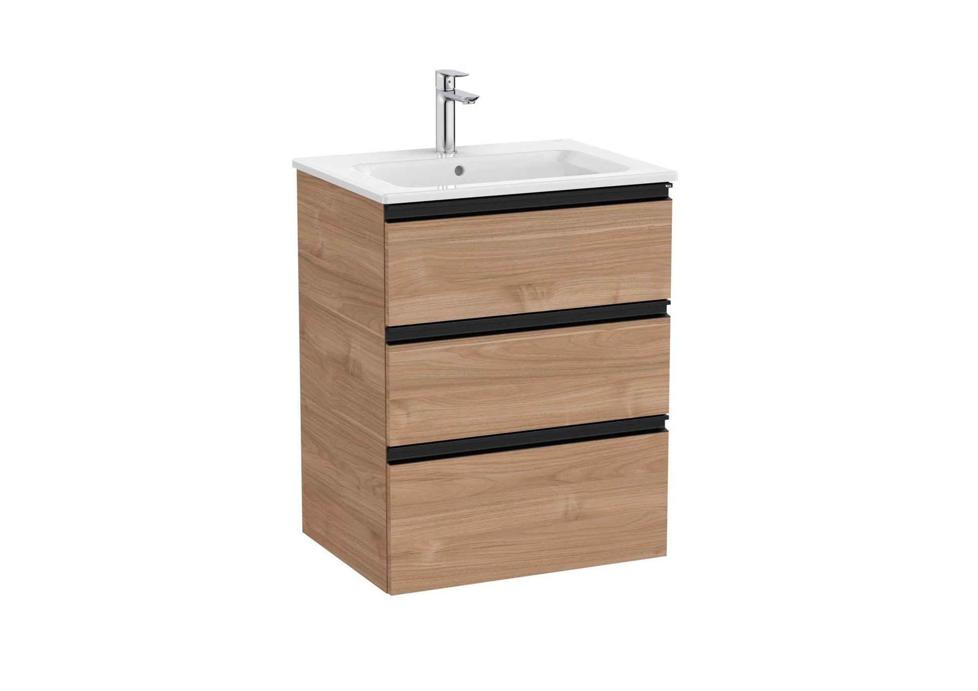 Roca - Mueble base The Gap Unik de tres cajones y lavabo - BricoandPool