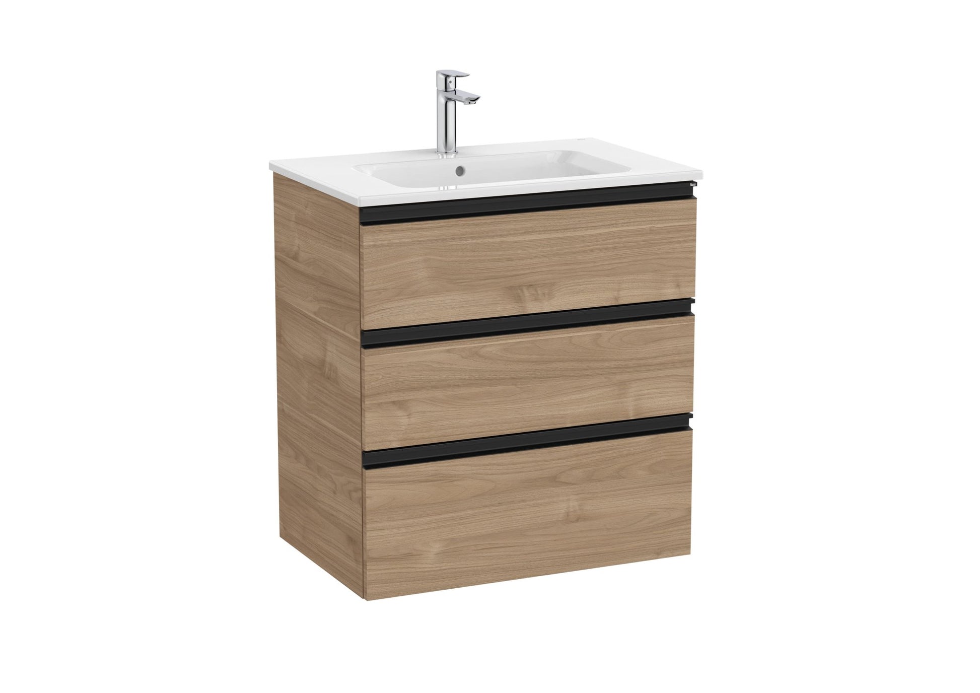 Roca - Mueble base The Gap Unik de tres cajones y lavabo - BricoandPool