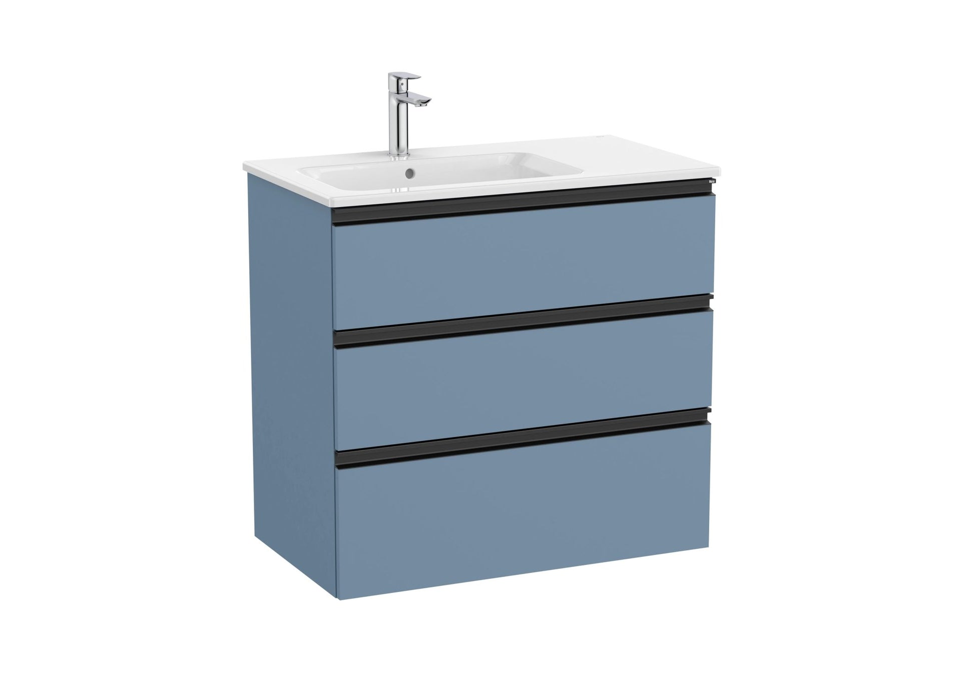 Roca - Mueble base The Gap Unik de tres cajones y lavabo - BricoandPool