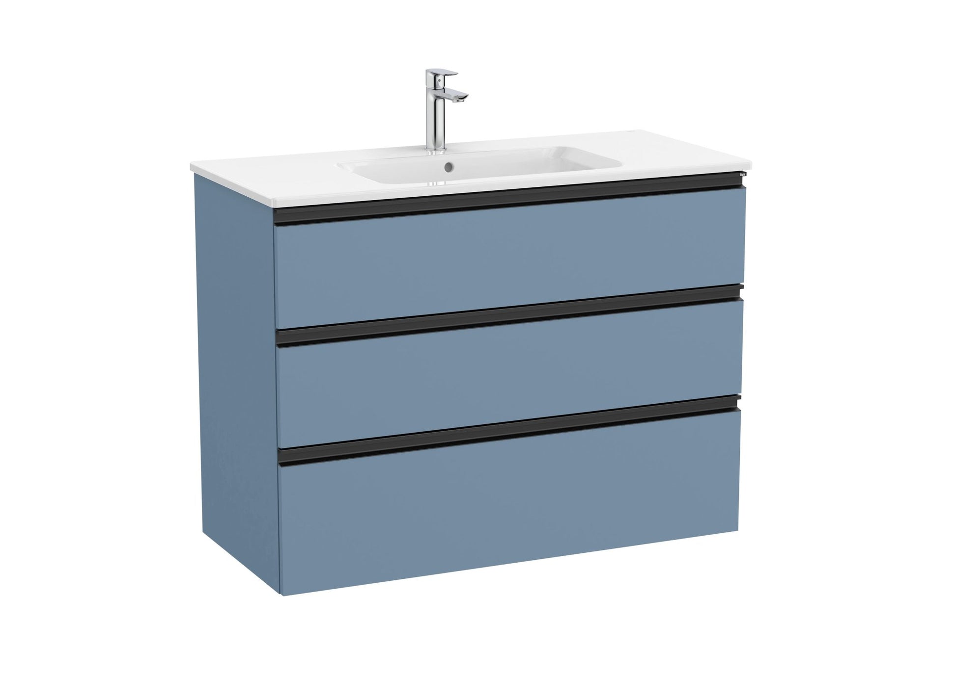 Roca - Mueble base The Gap Unik de tres cajones y lavabo - BricoandPool
