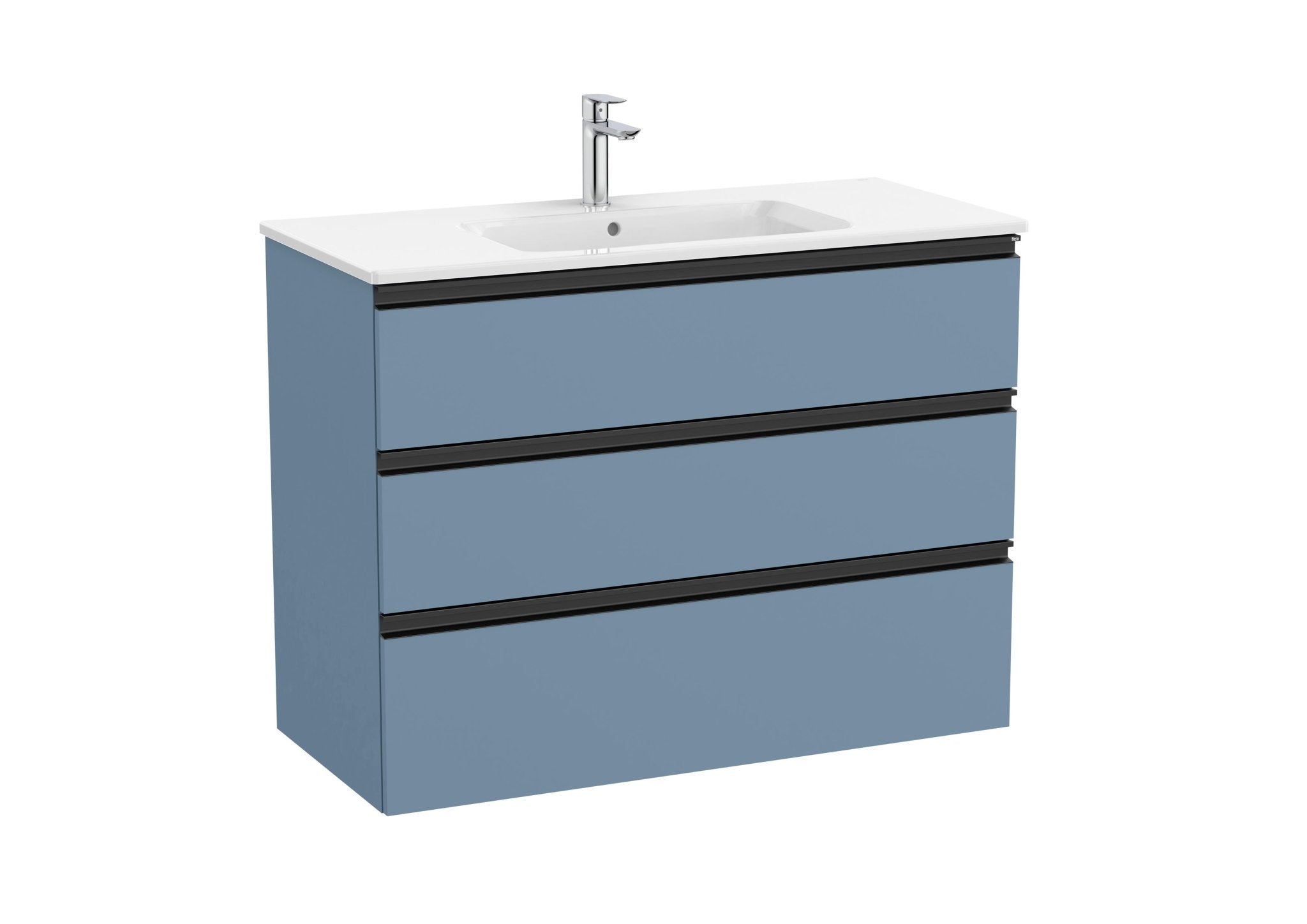 Roca - Mueble base The Gap Unik de tres cajones y lavabo - BricoandPool