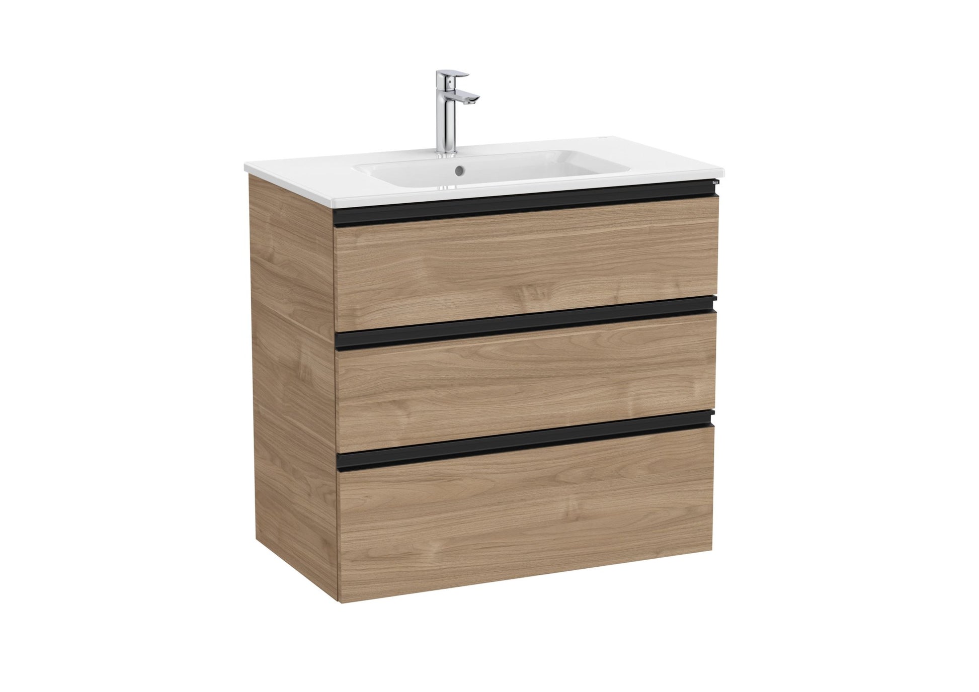 Roca - Mueble base The Gap Unik de tres cajones y lavabo - BricoandPool