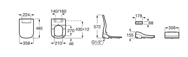 Roca - Multiclean (Premium Soft) A804008001 - BricoandPool