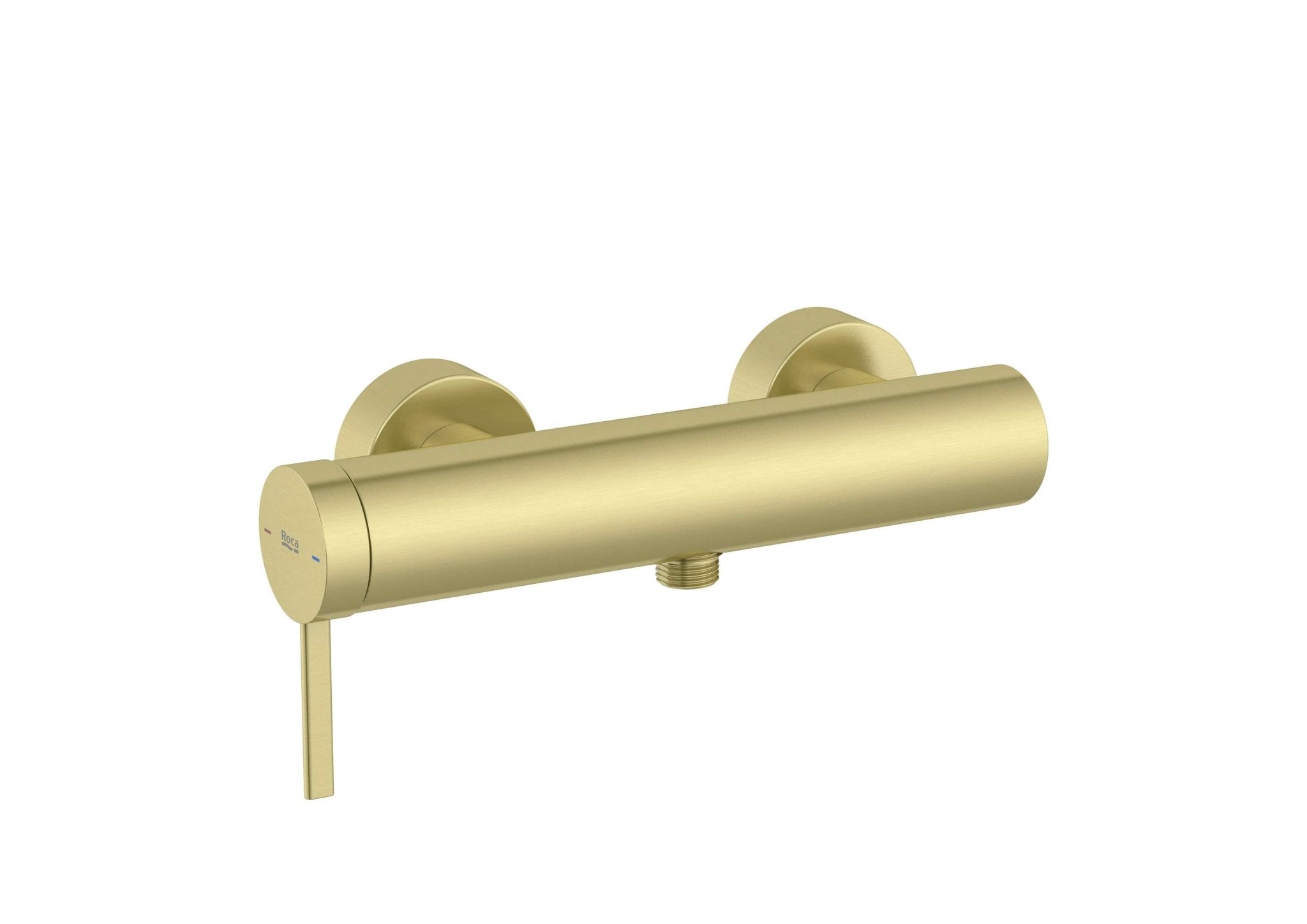 Roca - Ona grifería exterior para ducha oro cepillado A5A219EVA0 - BricoandPool