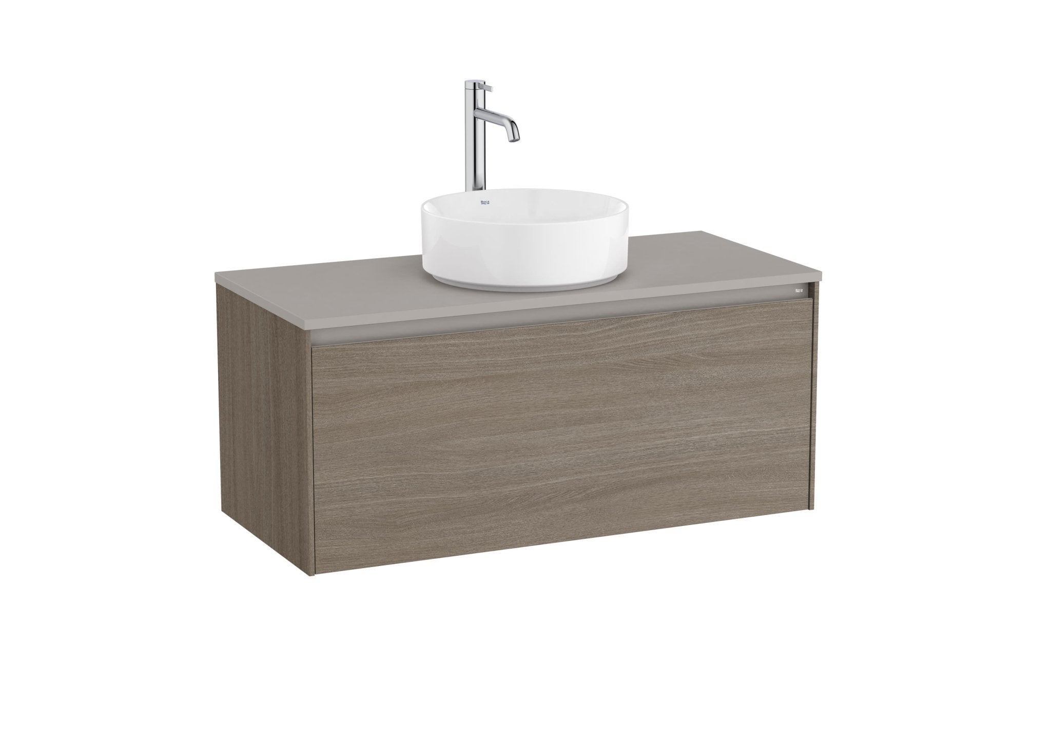 Roca - Ona Mueble base de un cajón para lavabo de sobre encimera - BricoandPool