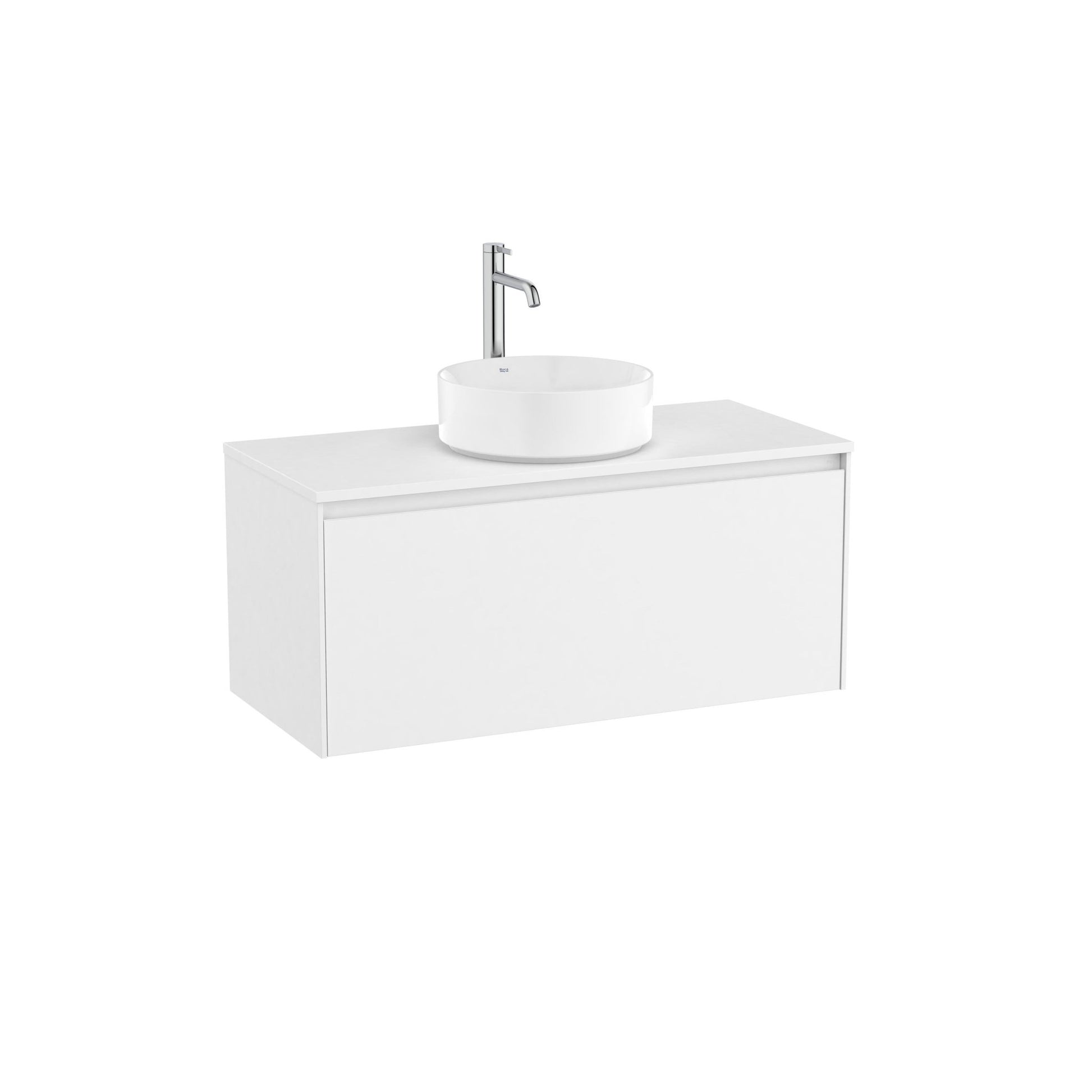 Roca - Ona Mueble base de un cajón para lavabo de sobre encimera - BricoandPool