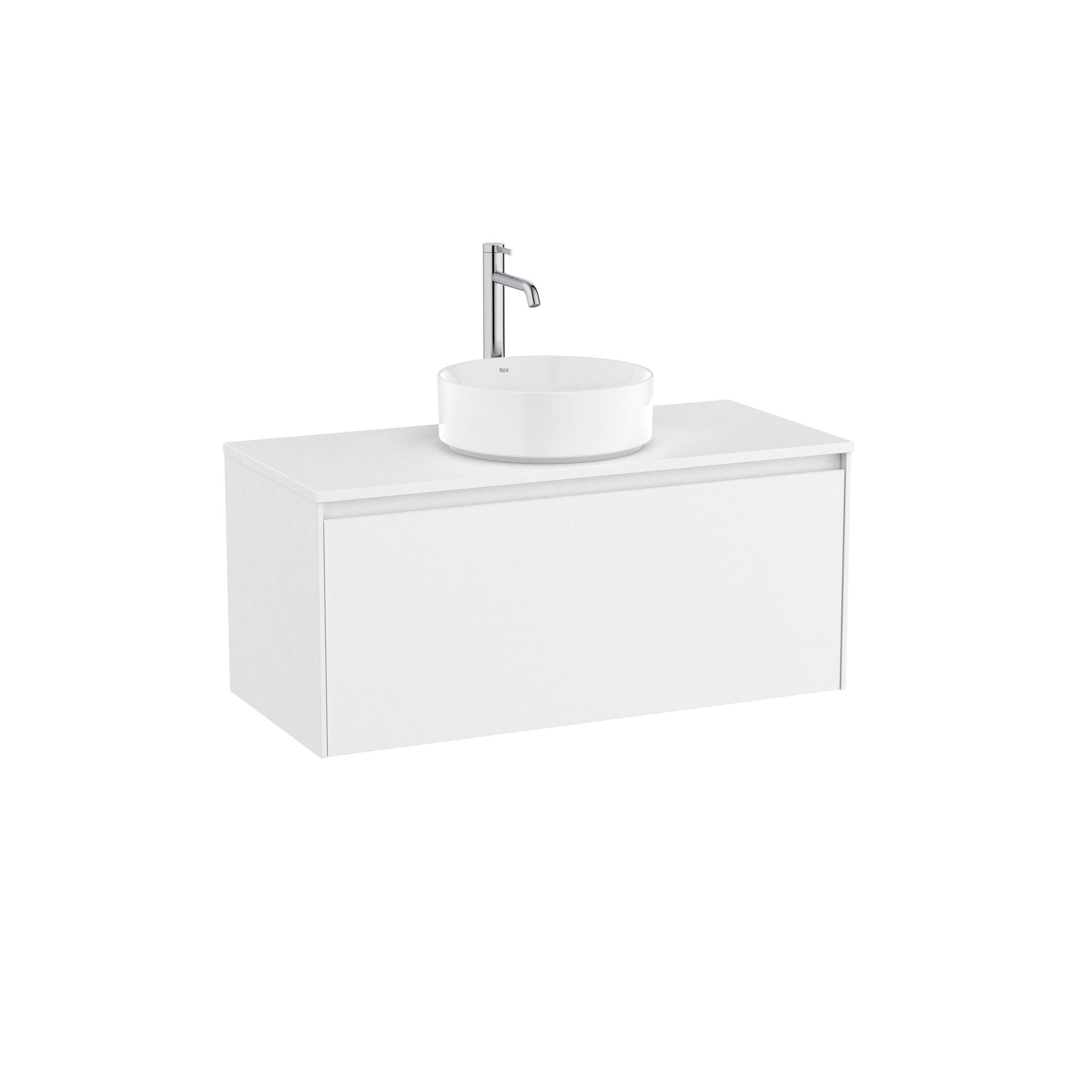 Roca - Ona Mueble base de un cajón para lavabo de sobre encimera - BricoandPool