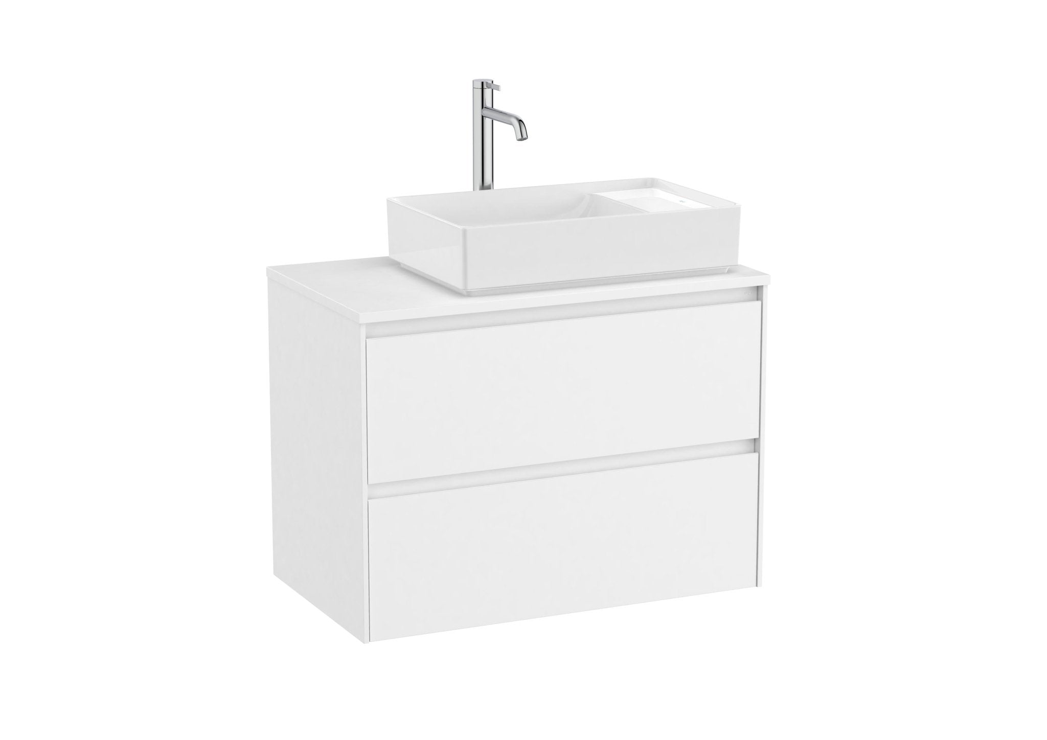 Roca - Ona Mueble base de un cajón para lavabo de sobre encimera - BricoandPool