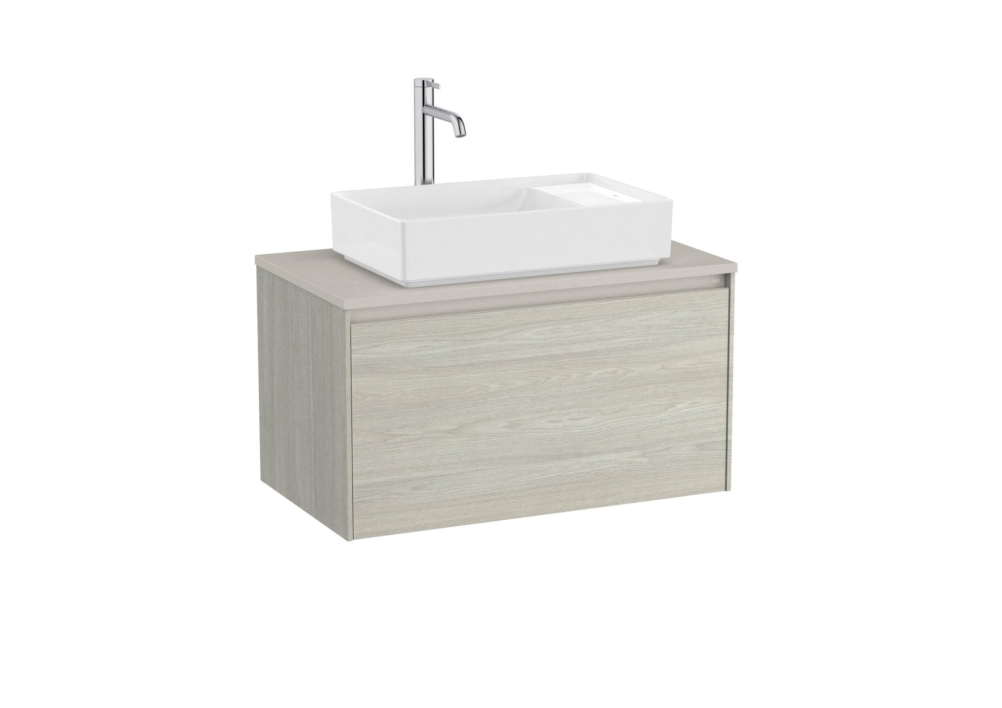 Roca - Ona Mueble base de un cajón para lavabo de sobre encimera - BricoandPool