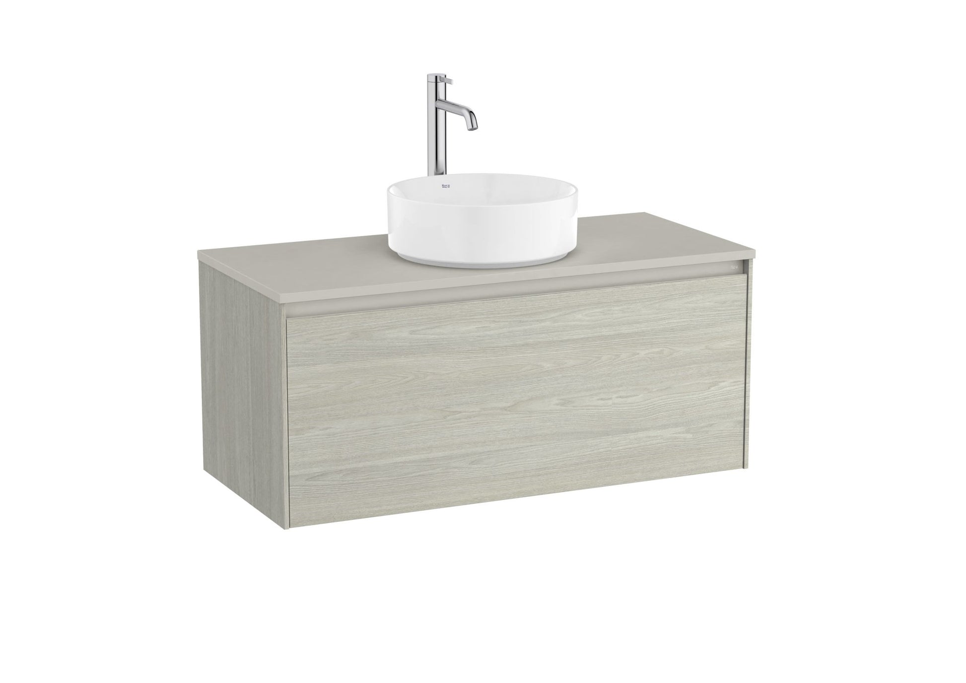 Roca - Ona Mueble base de un cajón para lavabo de sobre encimera - BricoandPool