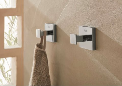 Roca - Percha Hotels Square Cromado A817601C00 - BricoandPool