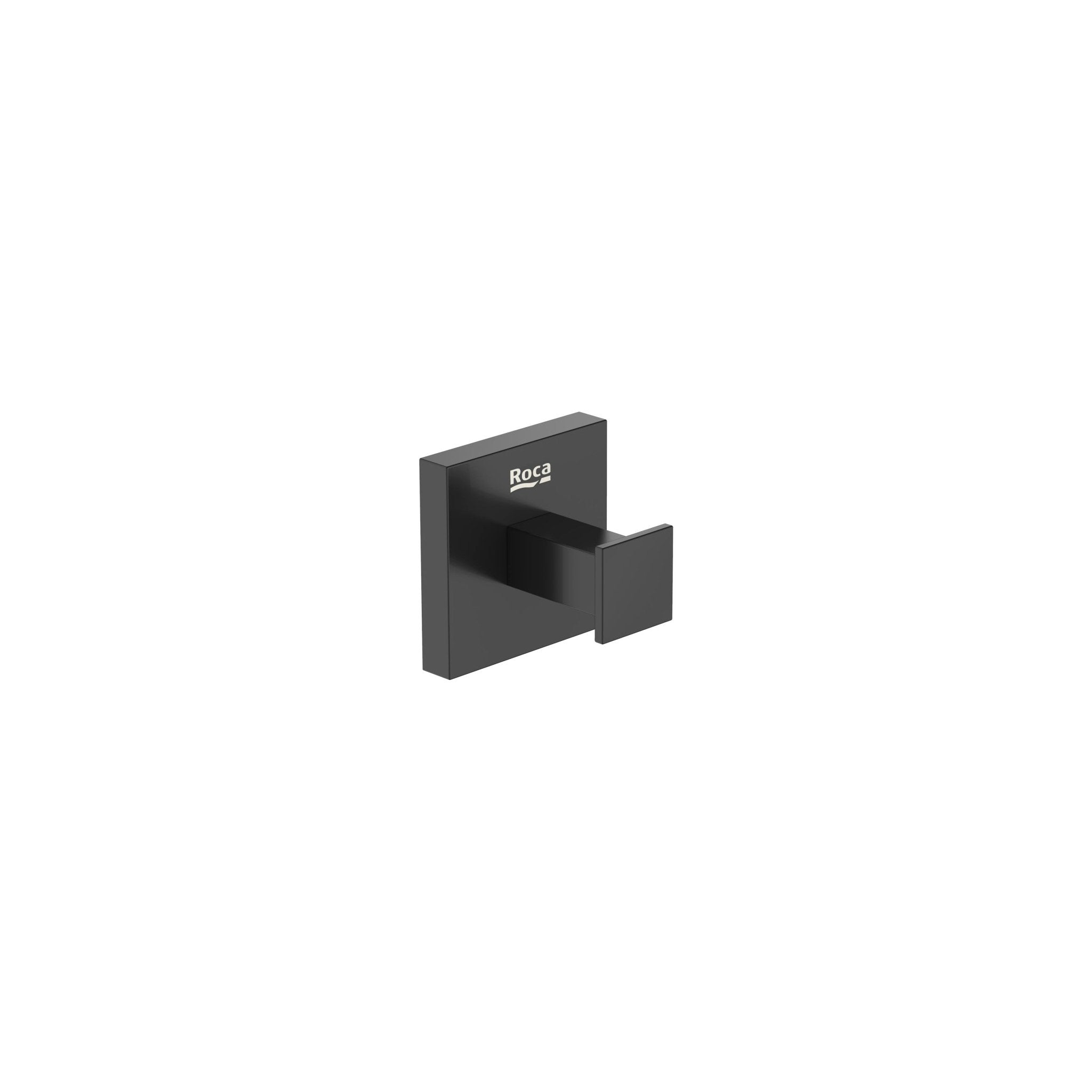 Roca - Percha Hotels Square Negro Mate A817601C40 - BricoandPool