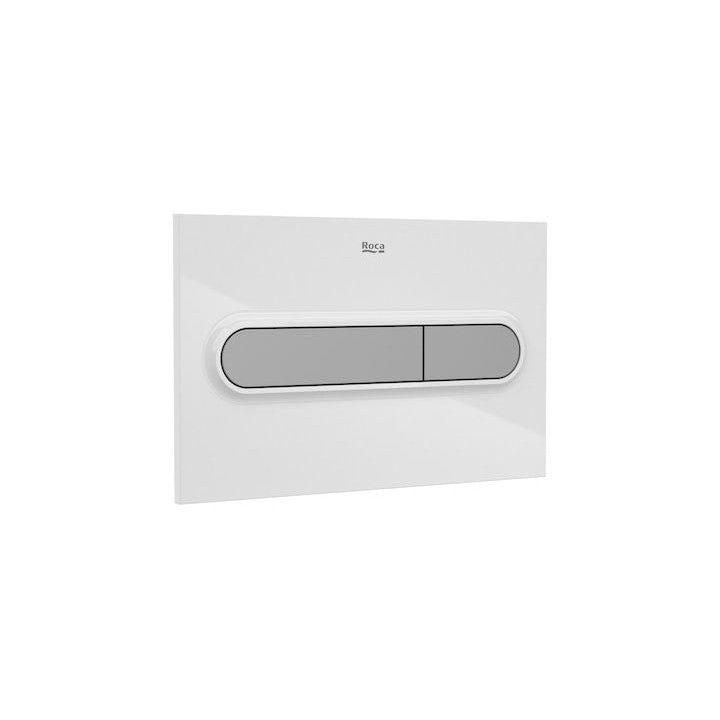 Roca - PL1 DUAL (ONE) - Placa de accionamiento con descarga dual Slendra A890195005 - BricoandPool