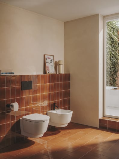 Roca - PL10 DUAL (ONE) - Placa de accionamiento con descarga dual con acabados mate In - Wall Systems A890189206 - BricoandPool