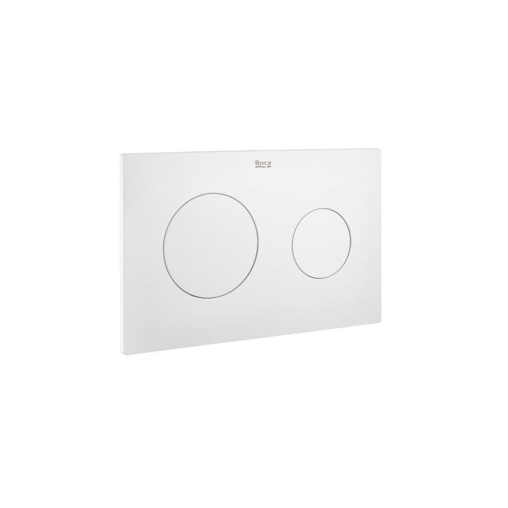 Roca - PL10 DUAL (ONE) - Placa de accionamiento con descarga dual con acabados mate In - Wall Systems A890189207 - BricoandPool