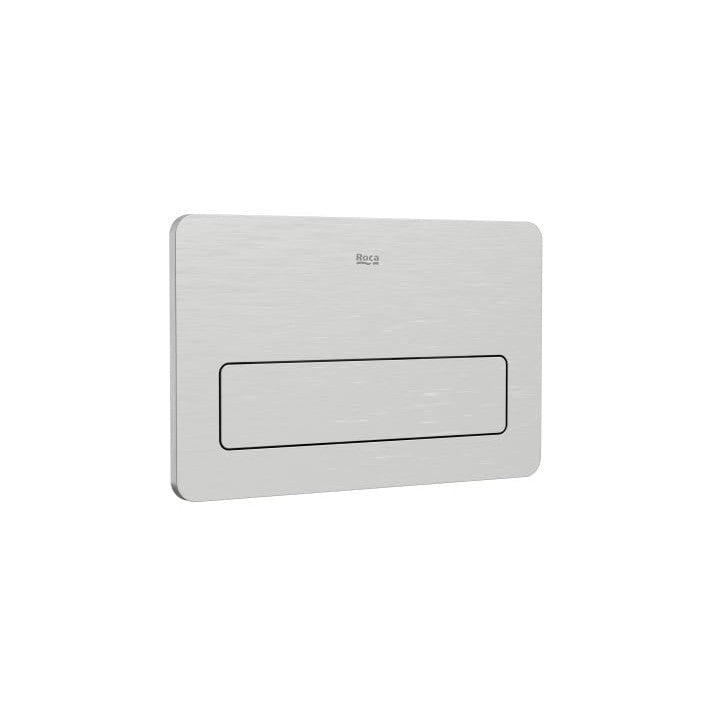 Roca - PL3 PRO SINGLE (ONE) - Placa de accionamiento antivandálica de acero inoxidable con descarga In - Wall Systems A890197104 - BricoandPool