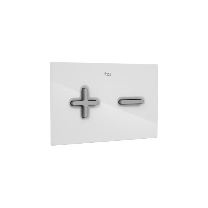 Roca - PL6 DUAL (ONE) - Placa de accionamiento con descarga dual In - Wall Systems A890185005 - BricoandPool