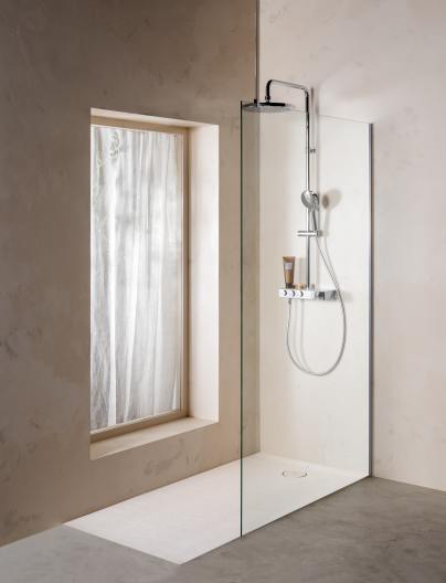 Roca - Plato de ducha Cratos extraplano de SENCERAMIC® Blanco Mate - BricoandPool