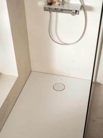 Roca - Plato de ducha Cratos extraplano de SENCERAMIC® Onix - BricoandPool