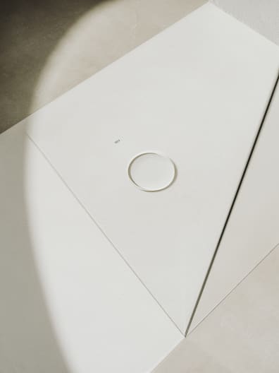 Roca - Plato de ducha Cratos extraplano de SENCERAMIC® Perla - BricoandPool