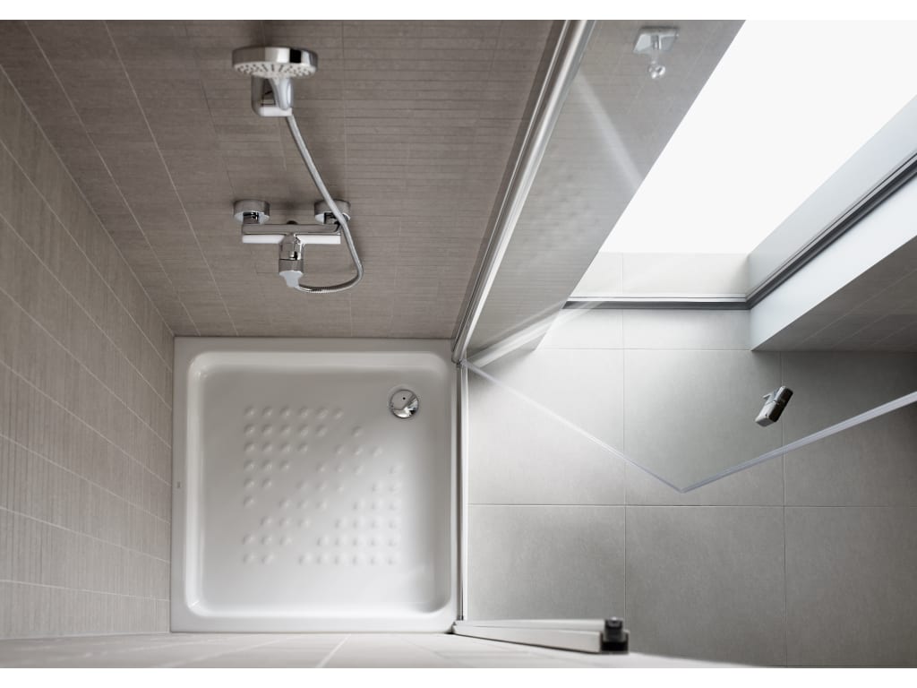 Roca - Plato de ducha Italia de porcelana rectangular - BricoandPool
