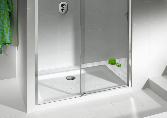 Roca - Plato de ducha Malta de porcelana con fondo antideslizante - BricoandPool