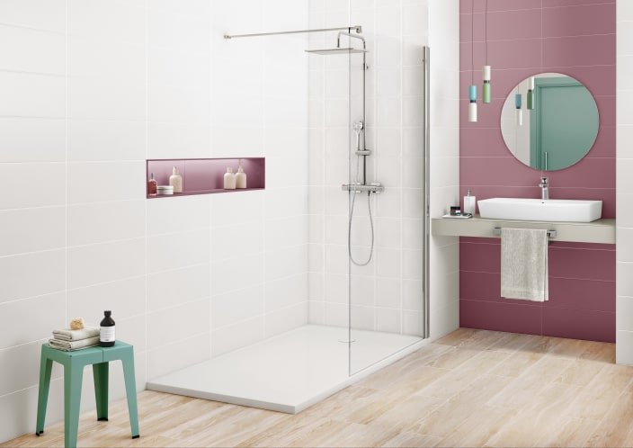 Roca - Plato de ducha Neo Daiquiri acrílico extraplano con juego de desagüe - BricoandPool