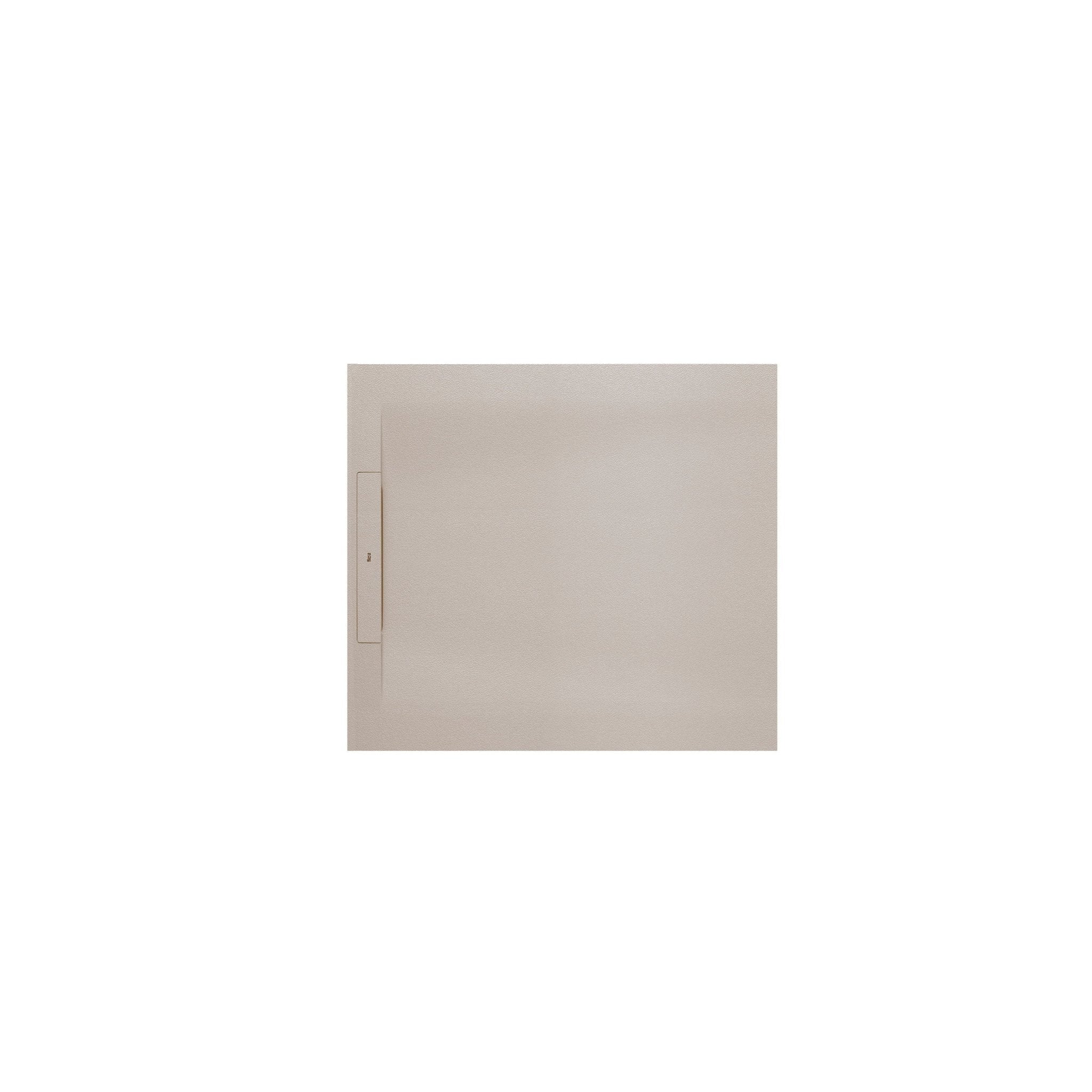 Roca - Plato de ducha Pyros cuadrado extraplano de STONEX® Beige - BricoandPool