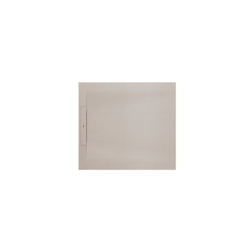 Roca - Plato de ducha Pyros cuadrado extraplano de STONEX® Beige - BricoandPool