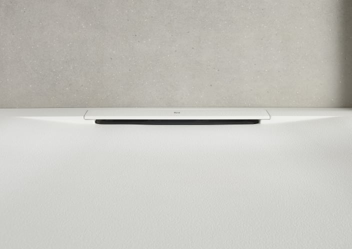 Roca - Plato de ducha Pyros cuadrado extraplano de STONEX® Blanco - BricoandPool