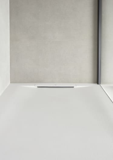 Roca - Plato de ducha Pyros extraplano de STONEX® Negro - BricoandPool