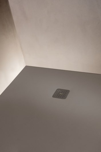 Roca - Plato de ducha Terran extraplano de STONEX® Blanco - BricoandPool