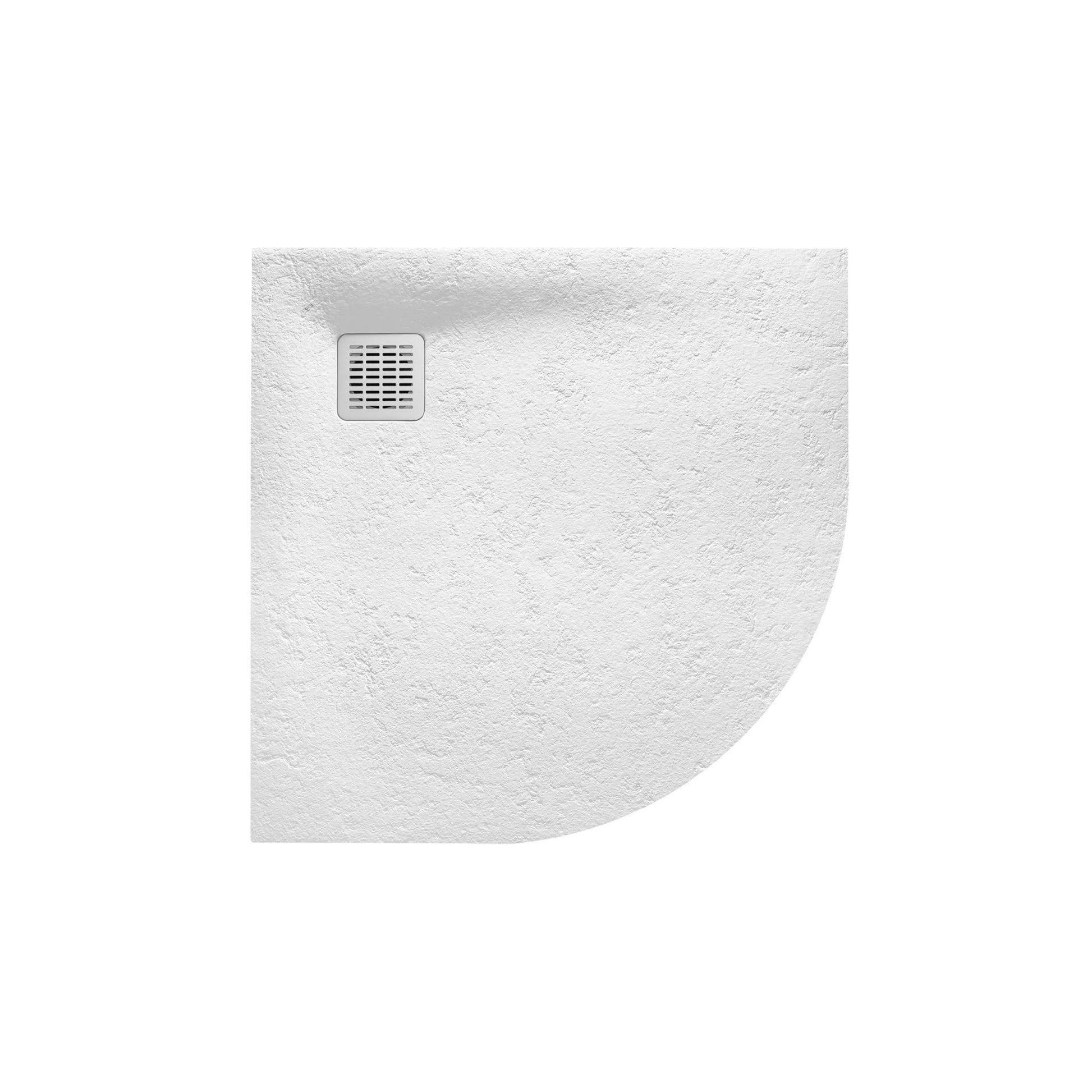 Roca - Plato de ducha Terran Original angular extraplano de STONEX® Blanco - BricoandPool