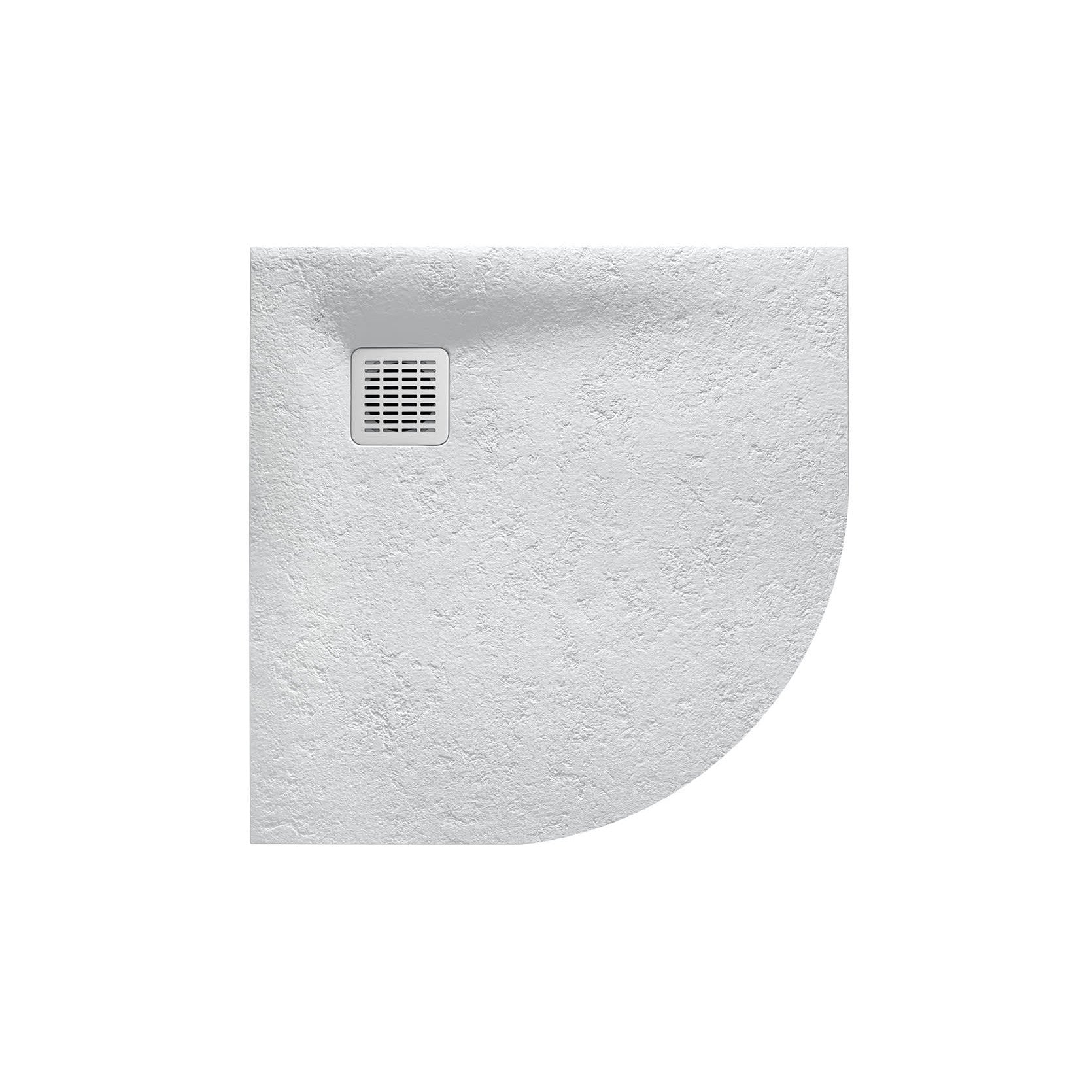 Roca - Plato de ducha Terran Original angular extraplano de STONEX® Perla - BricoandPool