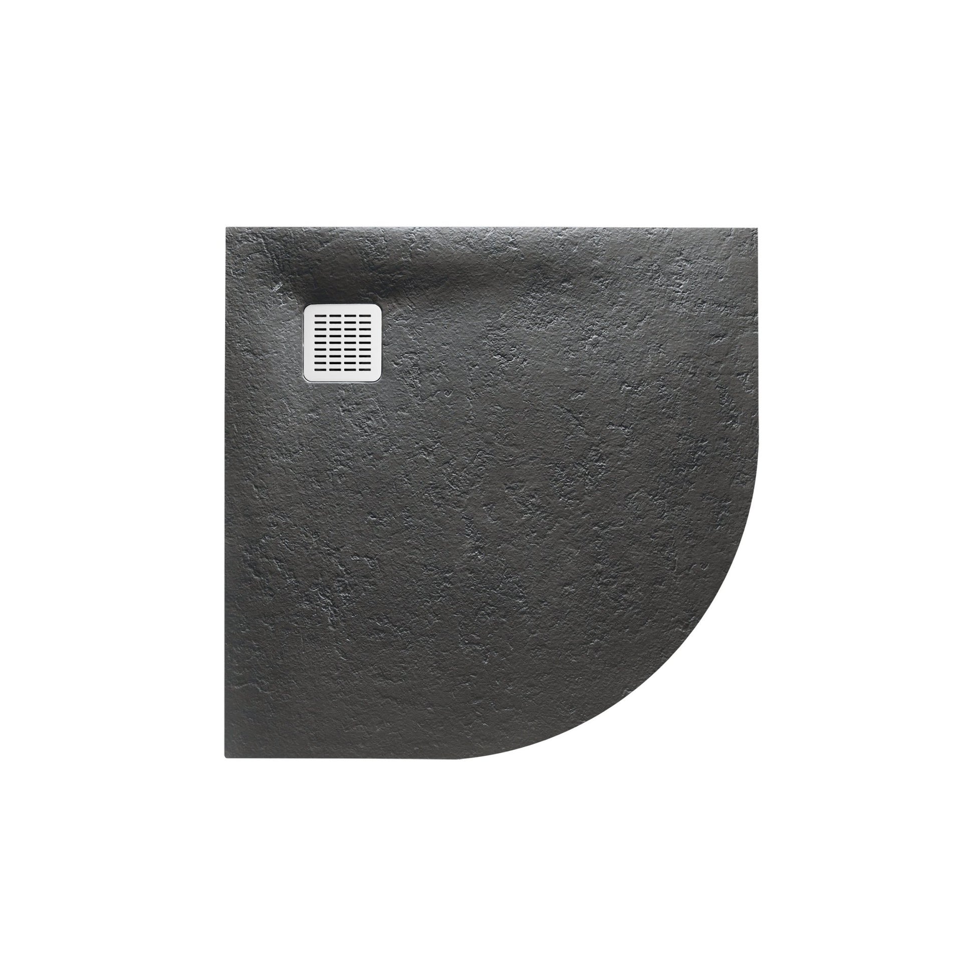 Roca - Plato de ducha Terran Original angular extraplano de STONEX® Pizarra - BricoandPool