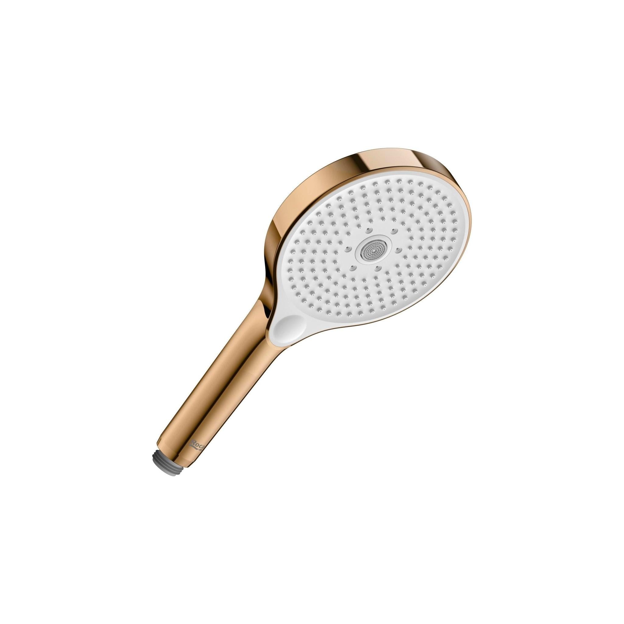 Roca - Plenum ducha de mano con 3 funciones, acabado oro rosado A5B8114RG0. - BricoandPool