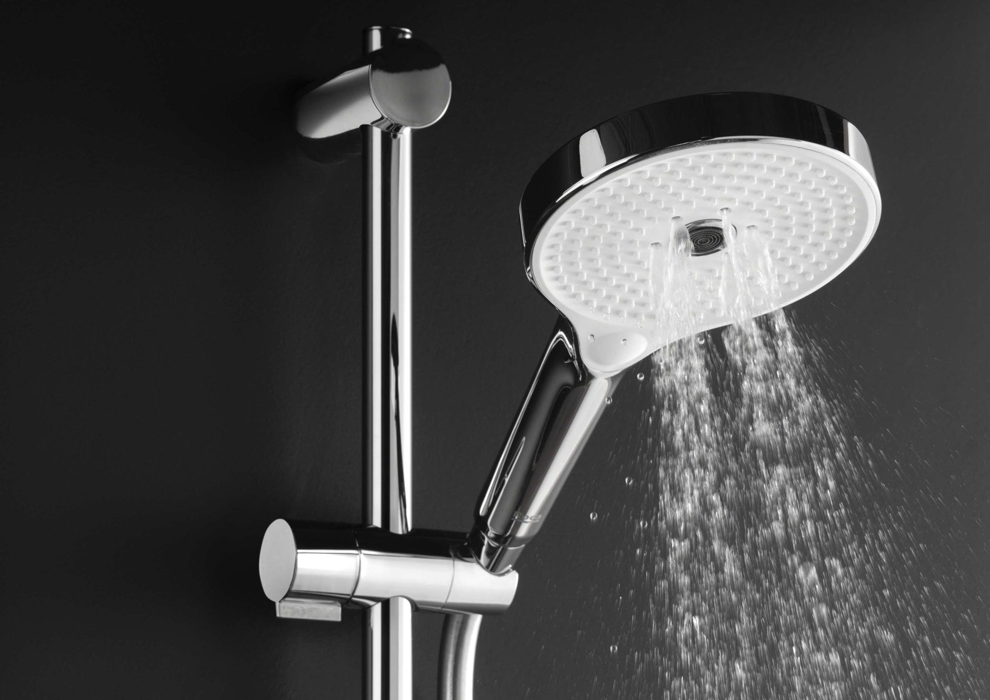 Roca - Plenum kit de ducha con ducha de mano de 3 funciones, barra y flexible anticorrosión, acabado cromado A5B8414C00. - BricoandPool