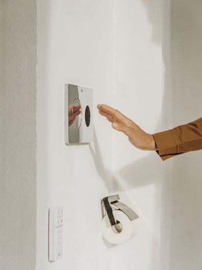 Roca - Portarrollo con tapa Tempo Cromado A817033001 - BricoandPool