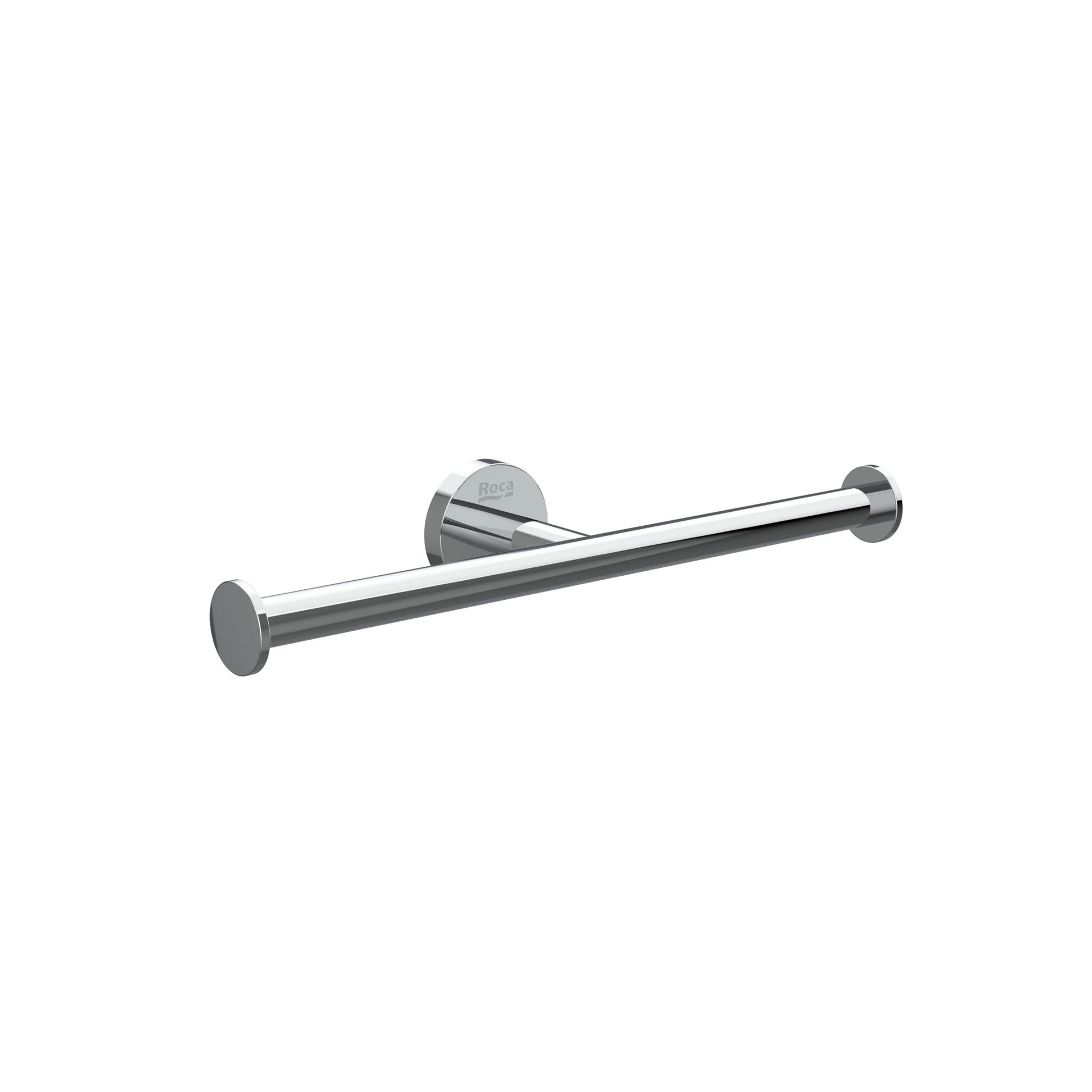 Roca - Portarrollo doble sin tapa Compas Cromado A817687C00 - BricoandPool